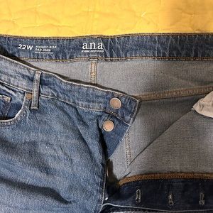 ANA button front jeans. Women’s 22. Barely worn.